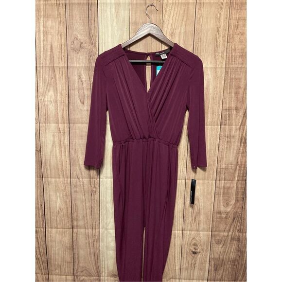 Maggy London small NWT Rayna Knit Jumpsuit Purple - Picture 4 of 9